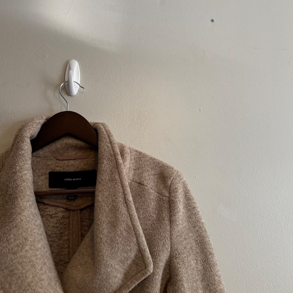 Vero Moda Women's Tan Coat XS Layers Fall Winter Basics